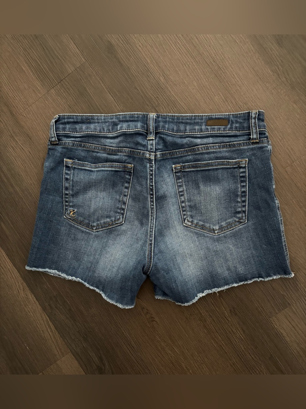 Kut from the Kloth Medium Wash Denim Shorts - Blue - Picture 3 of 4